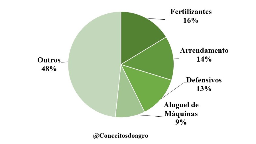 custo de produção do arroz sequeiro em Mato Grosso do Sul em 2021