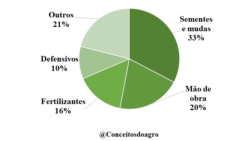 Custo de produção da batata inglesa no Rio Grande do Sul em 2021