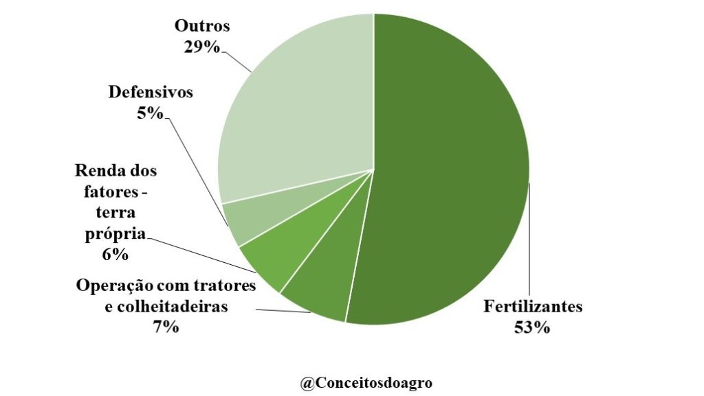 Custo de produção do sorgo em Tocantins para o ano de 2021.