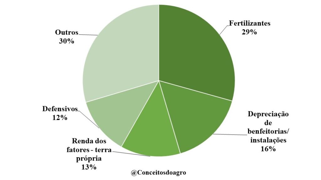 Custo de produção do arroz sequeiro em Mato Grosso na safra de 2022/23.